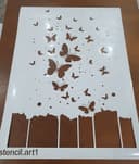 شابلون تابلو پروانه ها