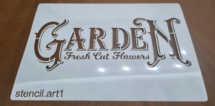 شابلون لاتین GARDEN