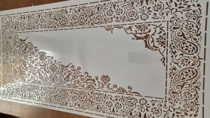 شابلون فرش کالیگرافی