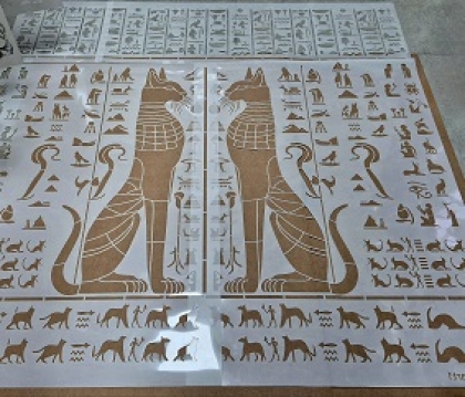 شابلون مصری گربه ها