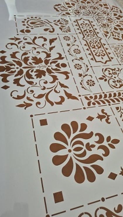 شابلون گوشواره دو لیپان آرت10